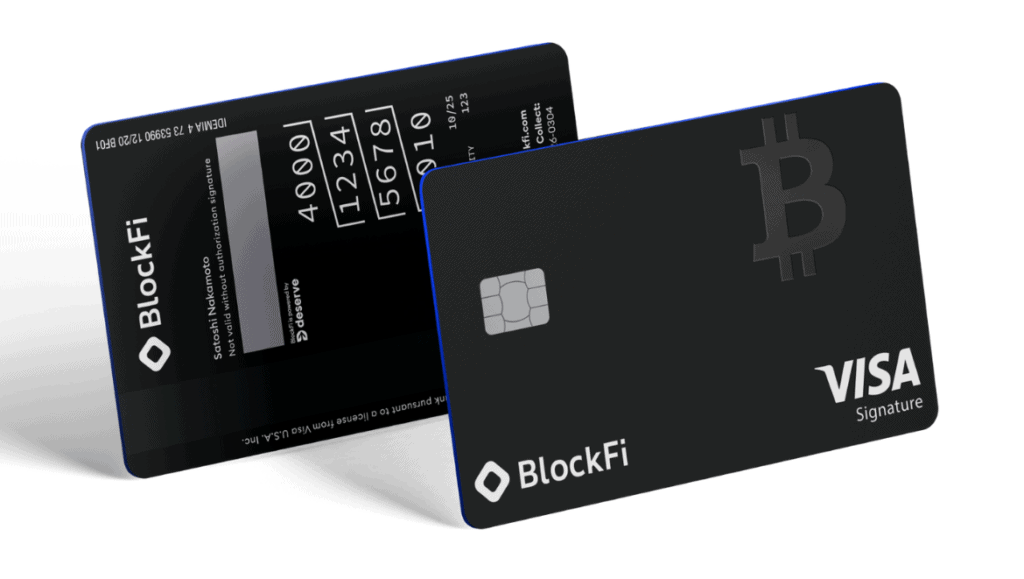 Block Fi reward cards