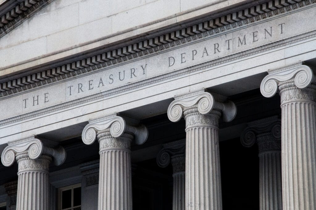 United States Treasury Department.