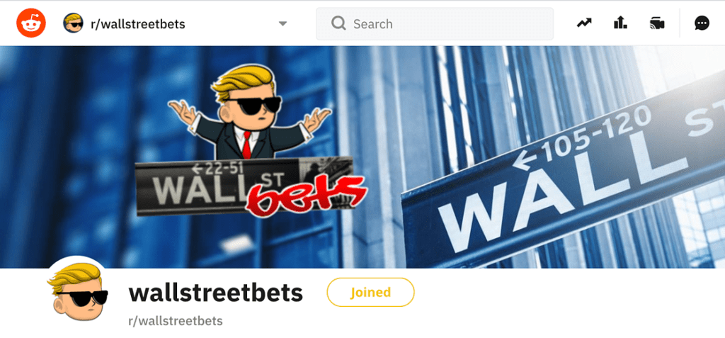 wallstreetbets стали обращать внимание на крипту
